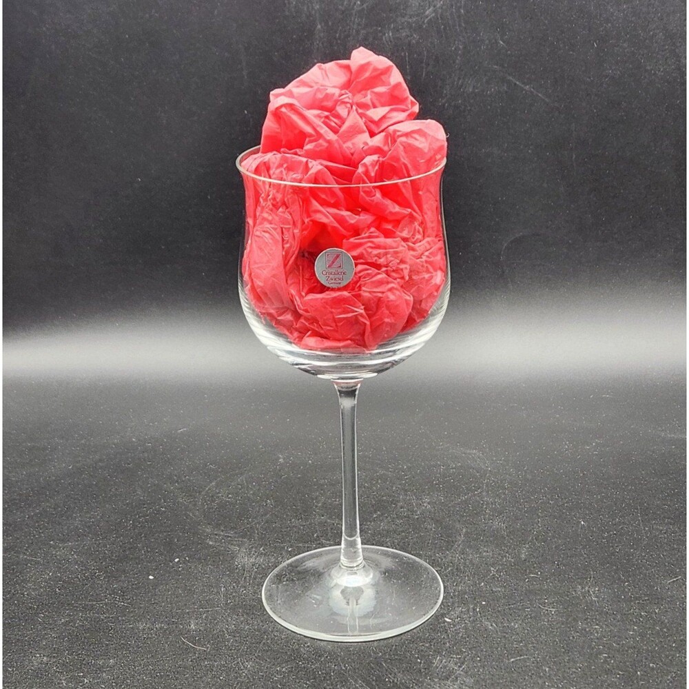 Cristallerie Zwiesel Crystal Glass Tulip Stemmed Wine Drinking Germany 8 oz